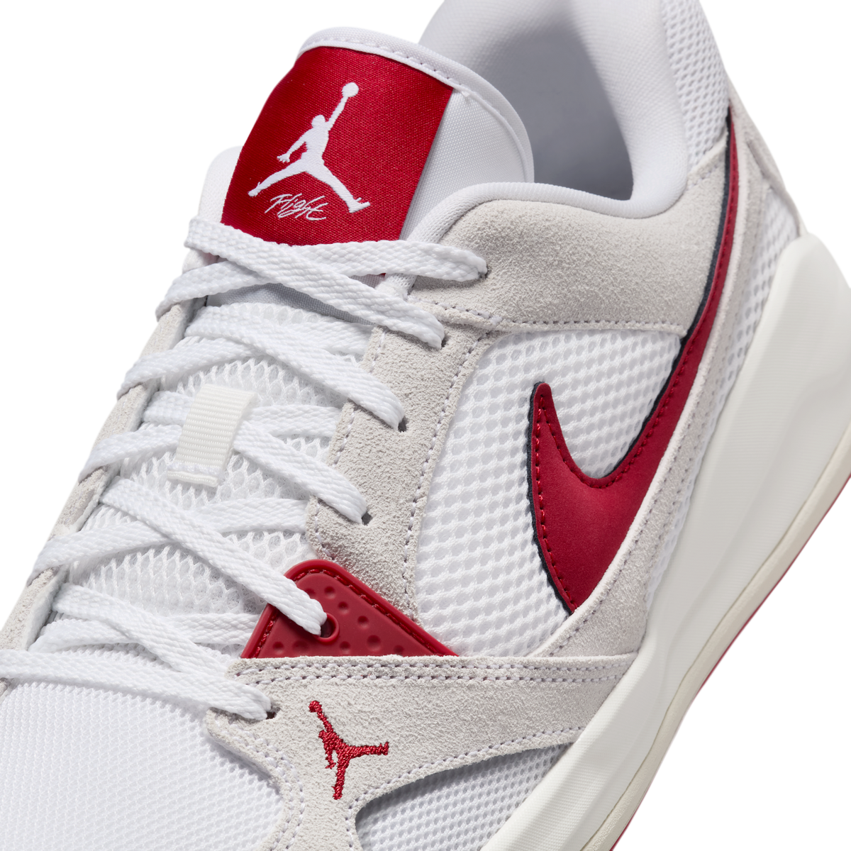 Jordan CMFT Era White Sail Black Varsity Red