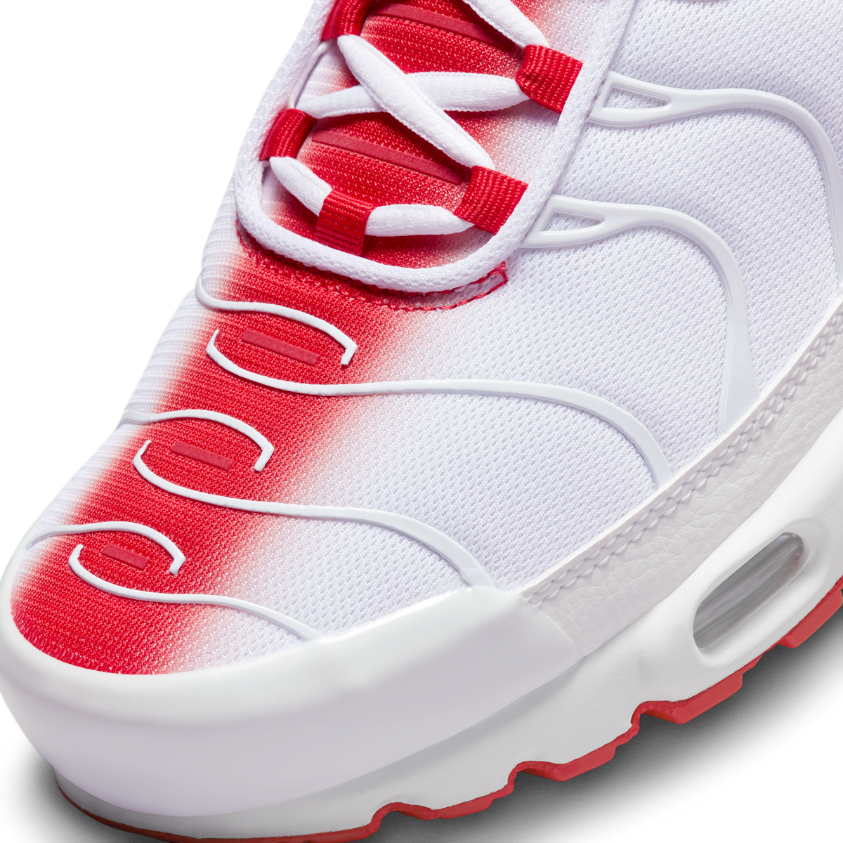 Nike Air Max Plus White University Red | FN3410-100