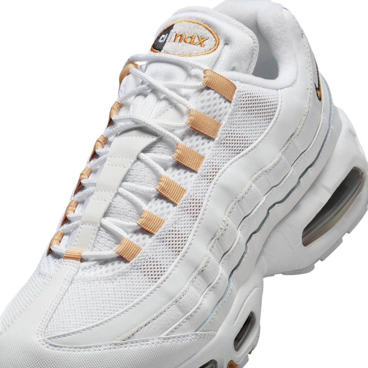 Nike Air Max 95 OG Big Bubble White Team Gold | IB1667-101