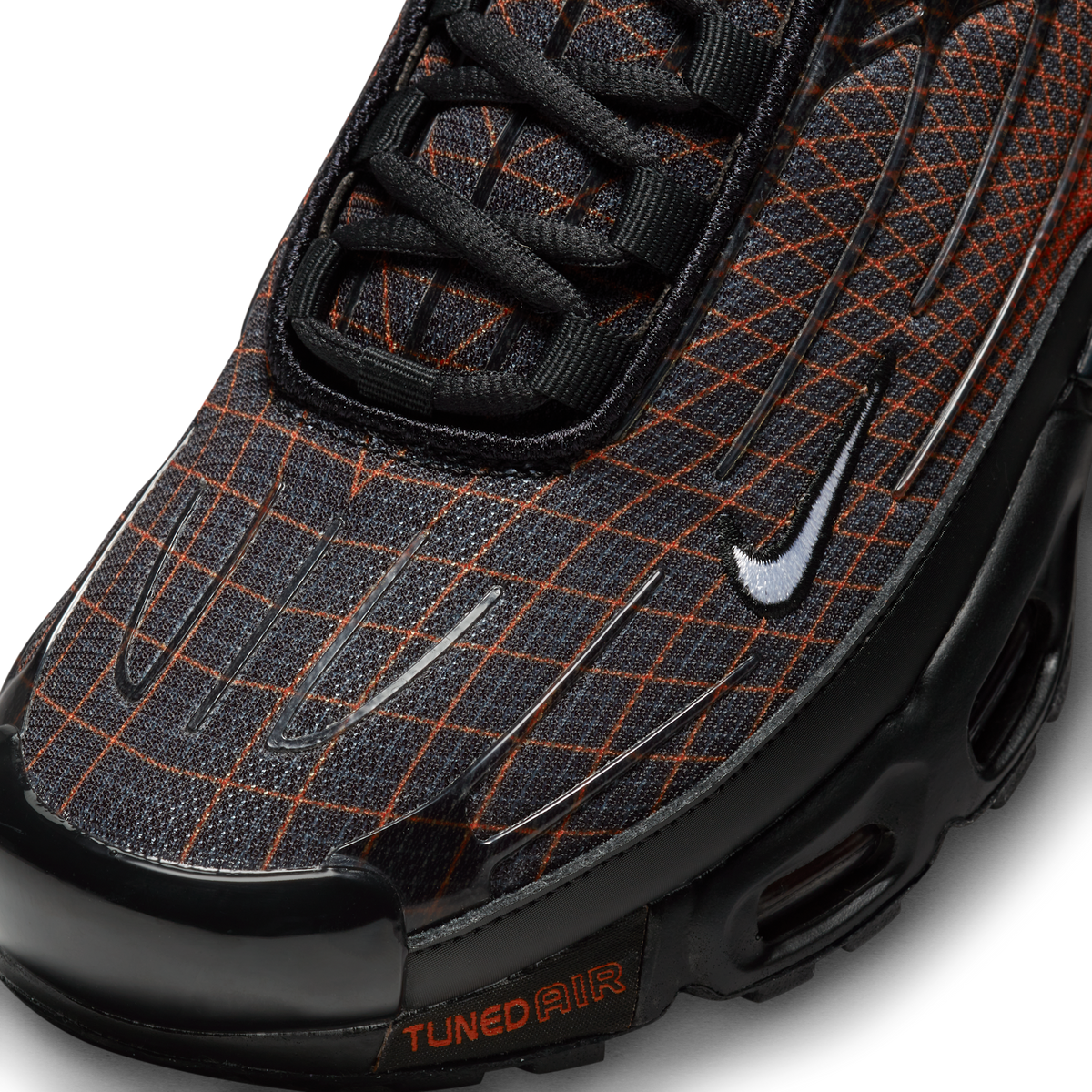 Nike Air Max Plus 3 Black Orange Spirograph | FB3352-001