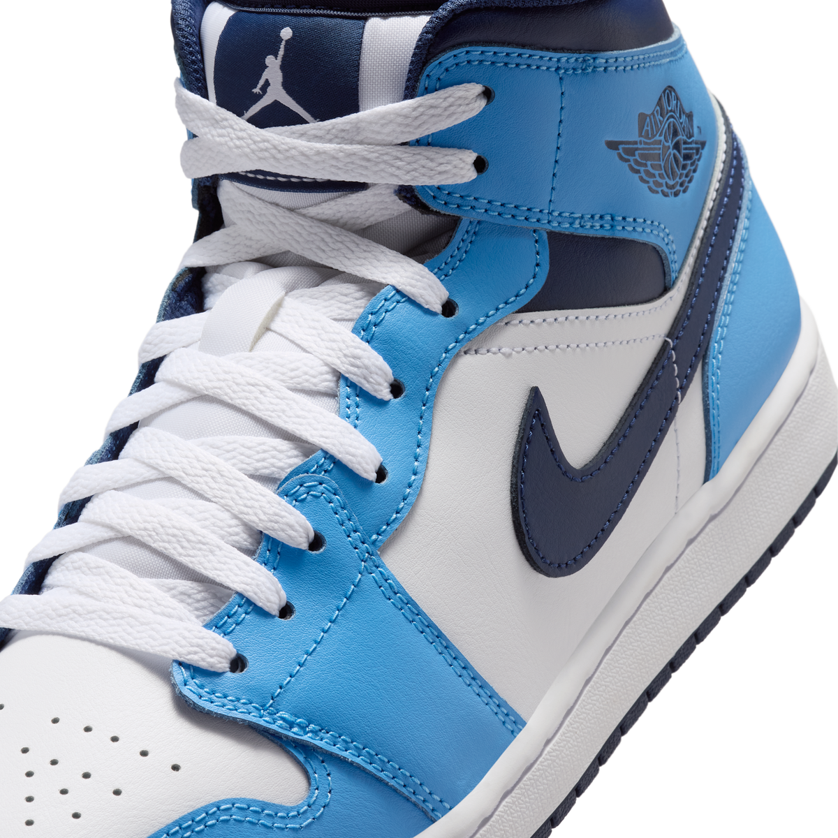 Jordan 1 Mid University Blue Midnight Navy