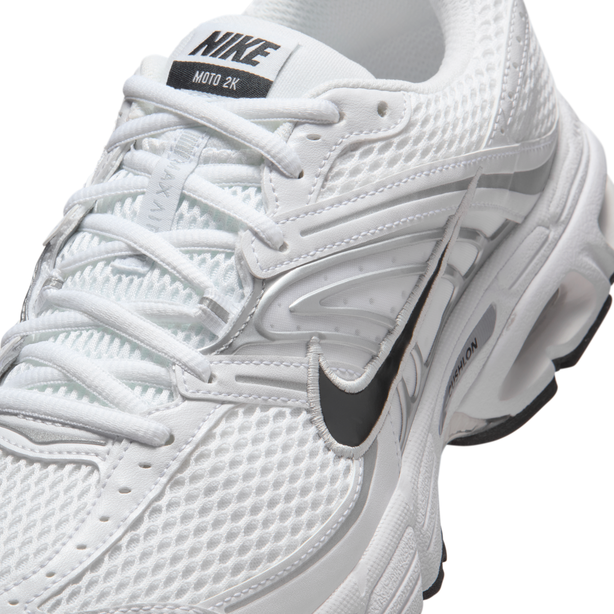 Nike Air Max Moto 2K White Metallic Silver Black | IO9279-100