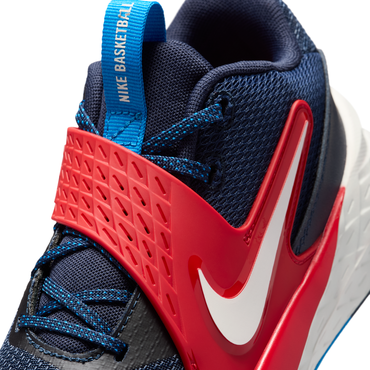Nike Team Hustle D 12 Team Navy University Red Sail (GS)