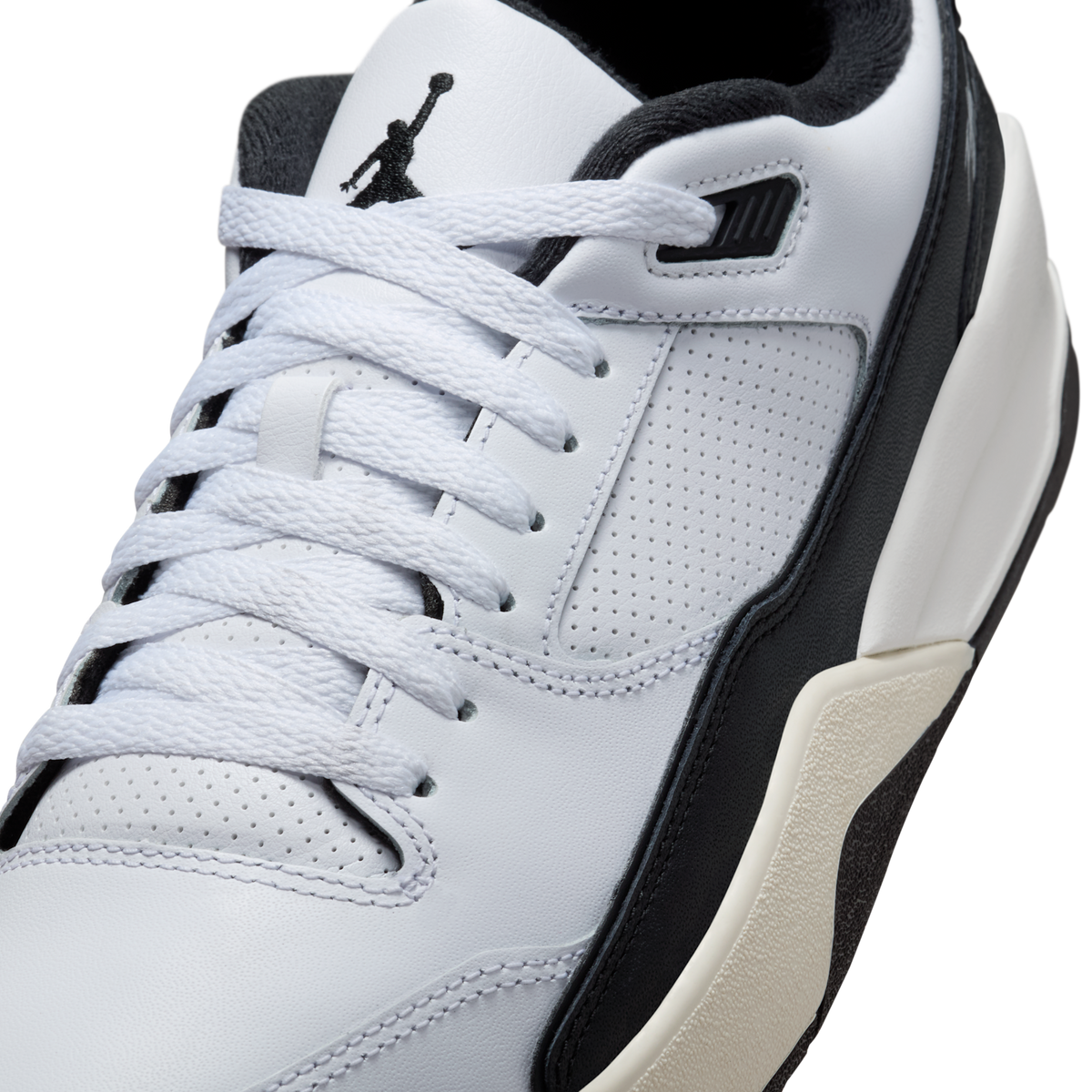 Jordan Flight Court White Black Sail