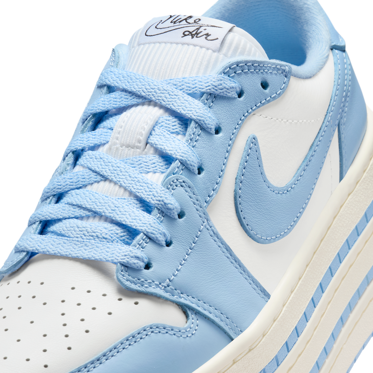 Jordan 1 Low Triple Stack Psychic Blue White (Women's)