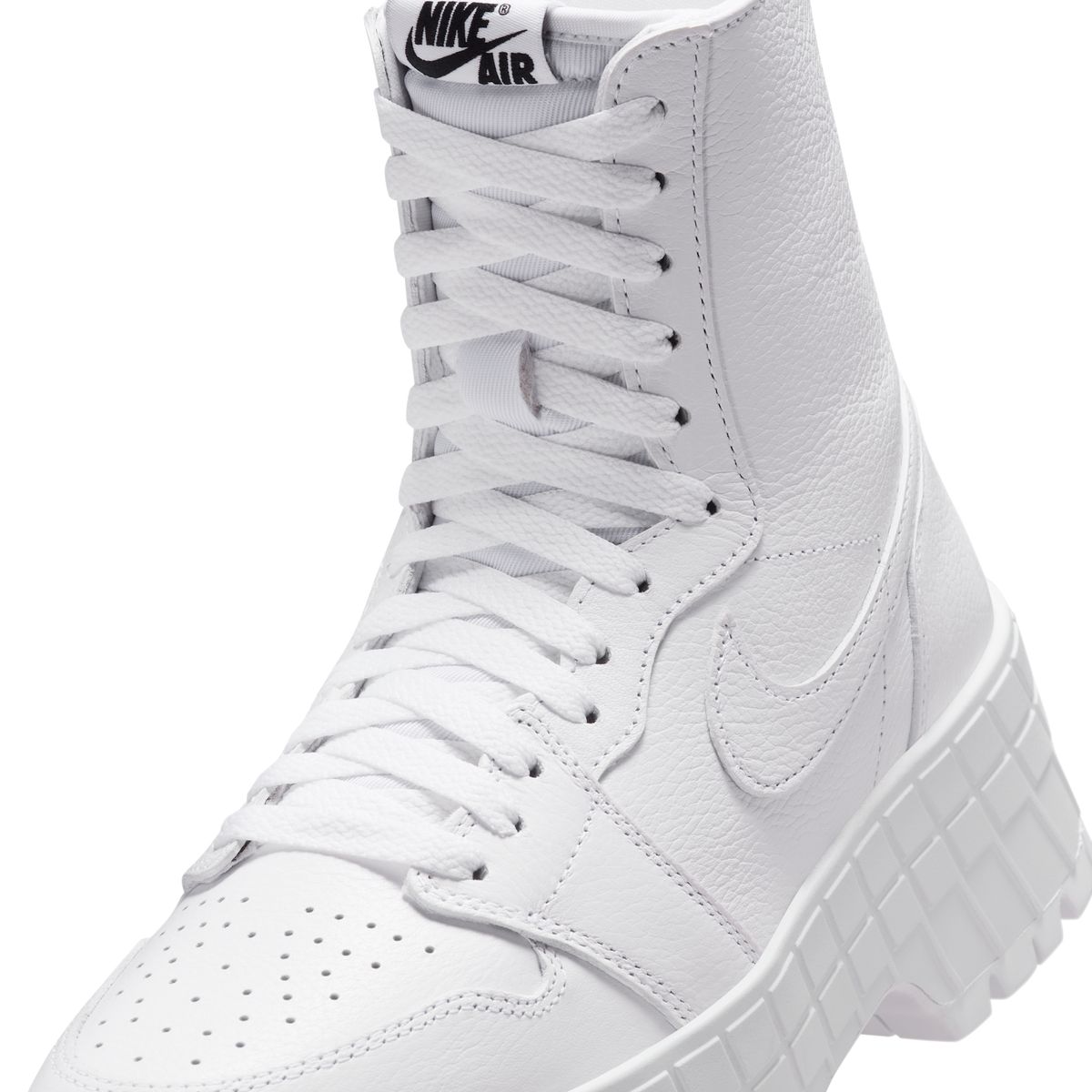 Jordan 1 High Brooklyn Triple White (Women's)