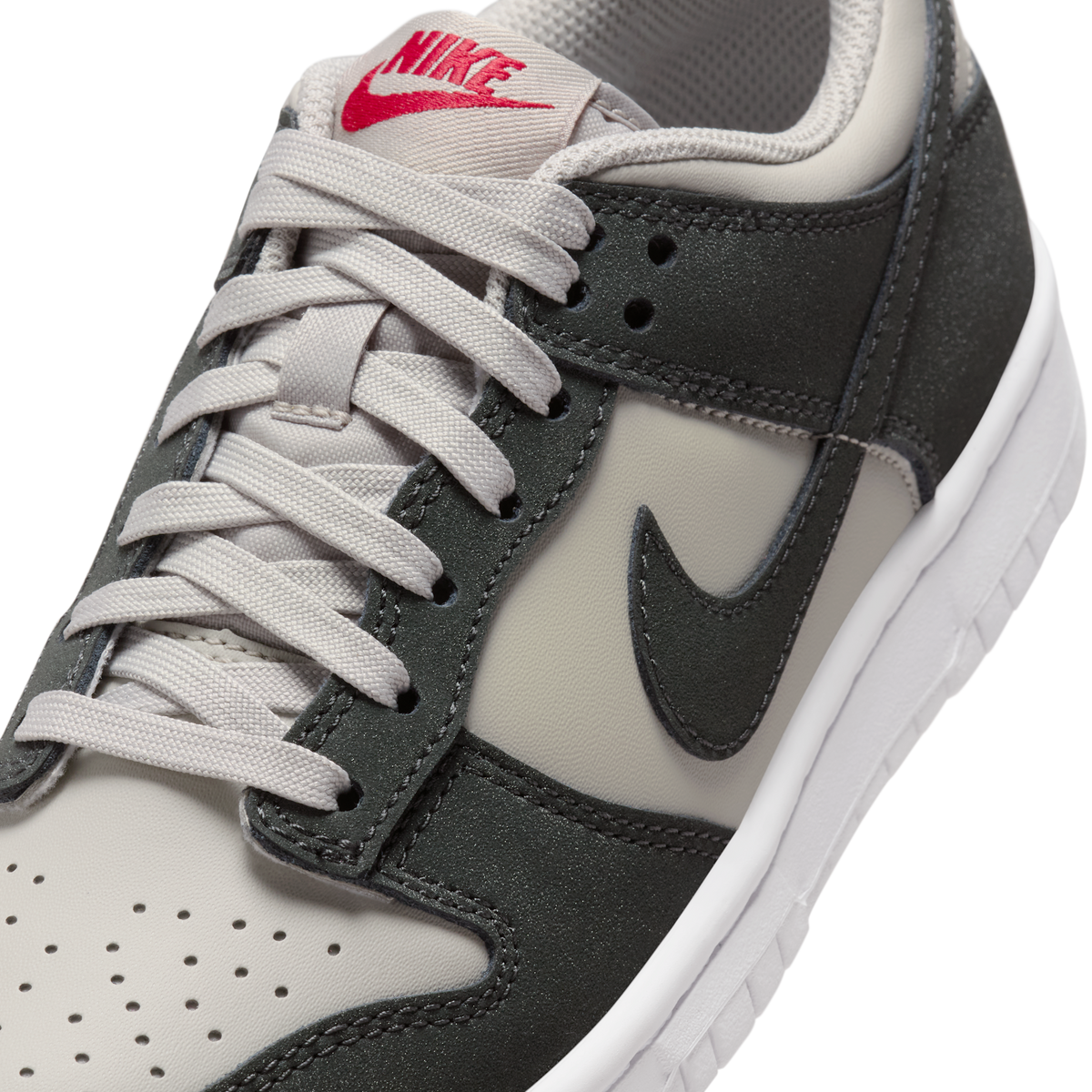 Nike Dunk Low Light Iron Ore White Gym Red Anthracite (GS)