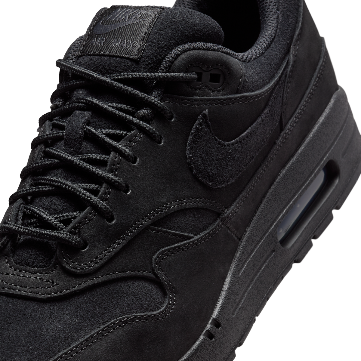 Nike Air Max 1 Premium Nubuck Black Cat