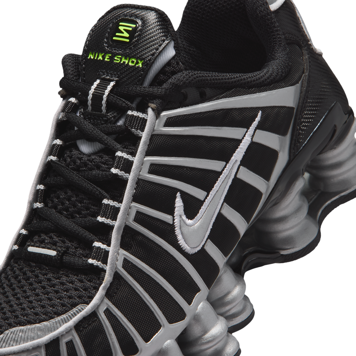 Nike Shox TL Black Volt Metallic Silver (GS) | IQ0314-010