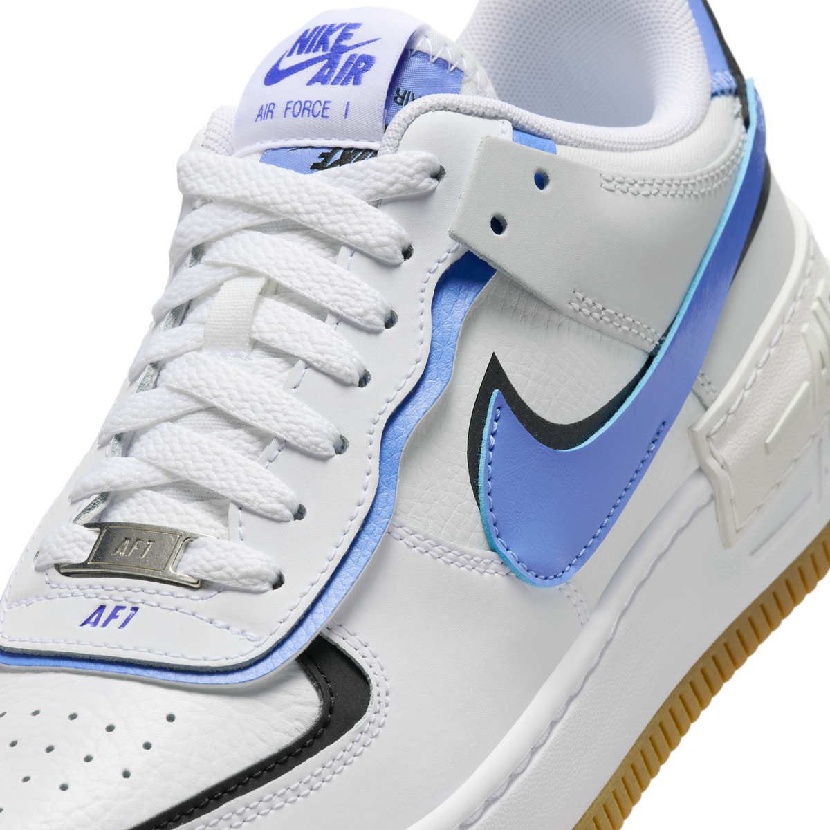 Nike Air Force 1 Low Shadow White Photon Dust Royal Pulse (Women's)