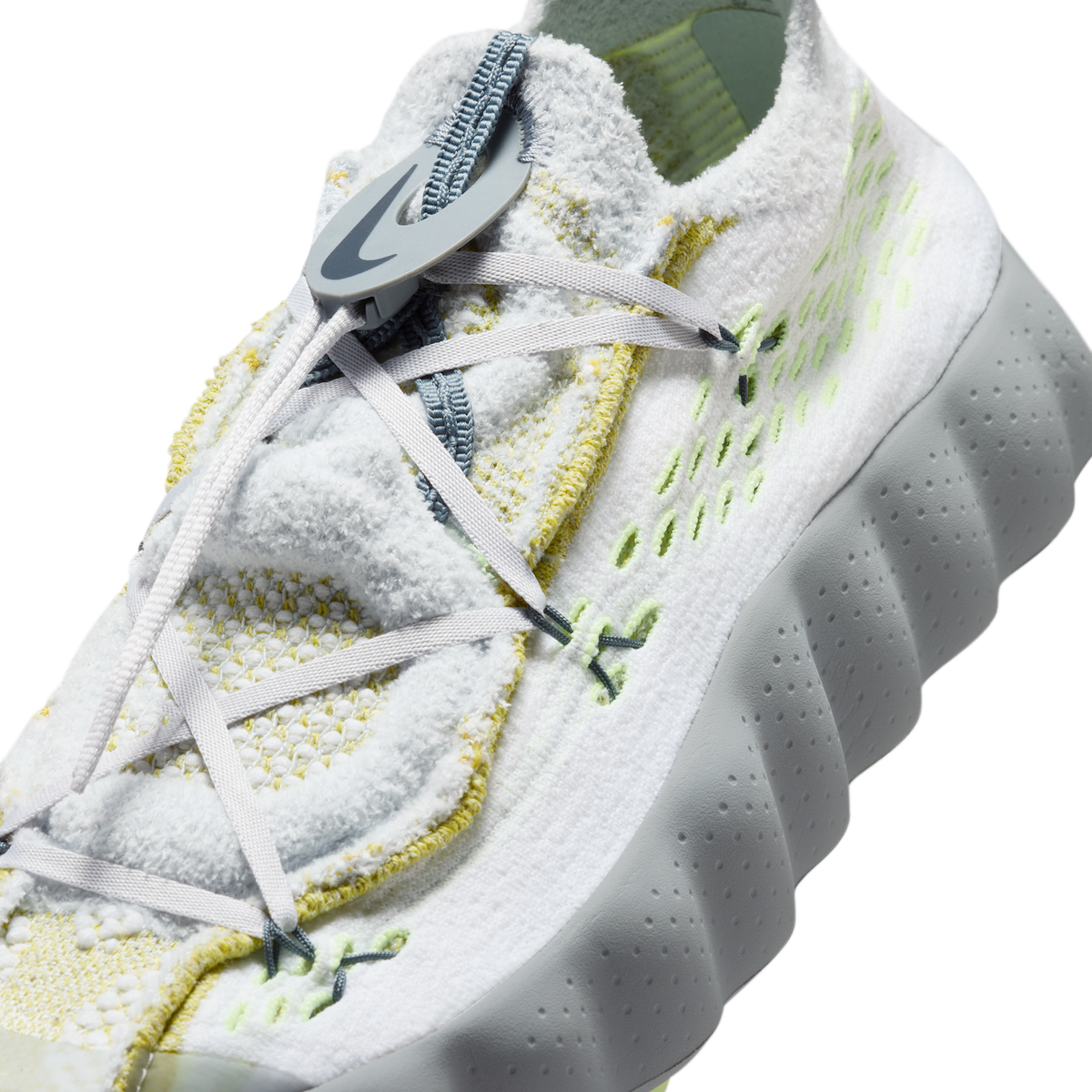 Nike Mind 002 Flyknit White Dark Grey Volt