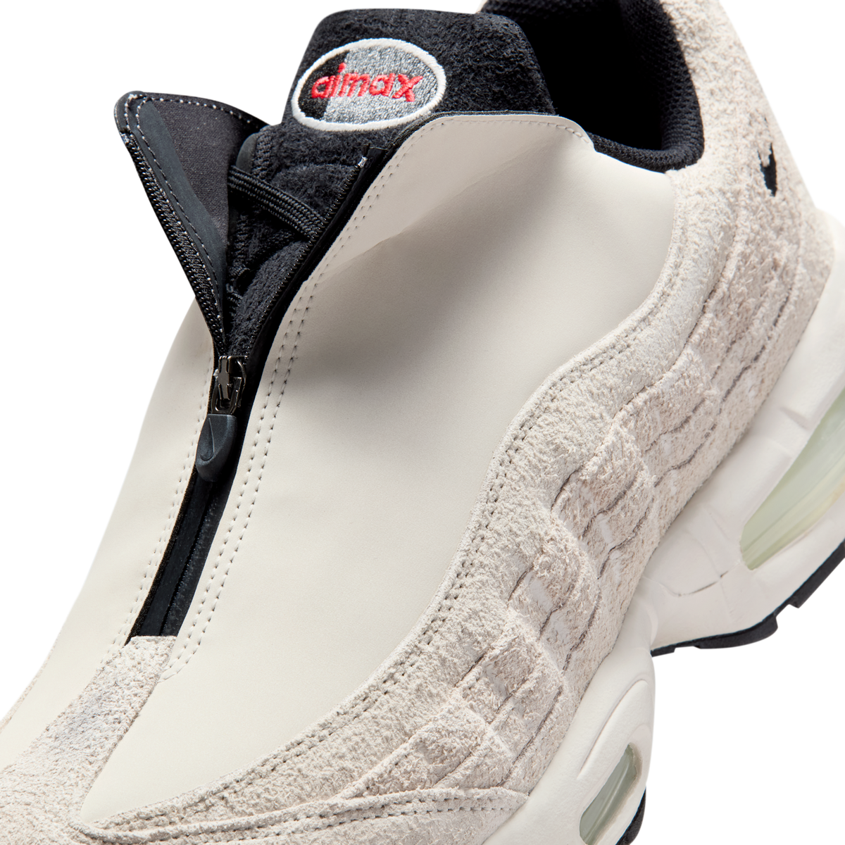 Nike Air Max 95 Big Bubble Phantom Light Crimson Smoke Grey Black