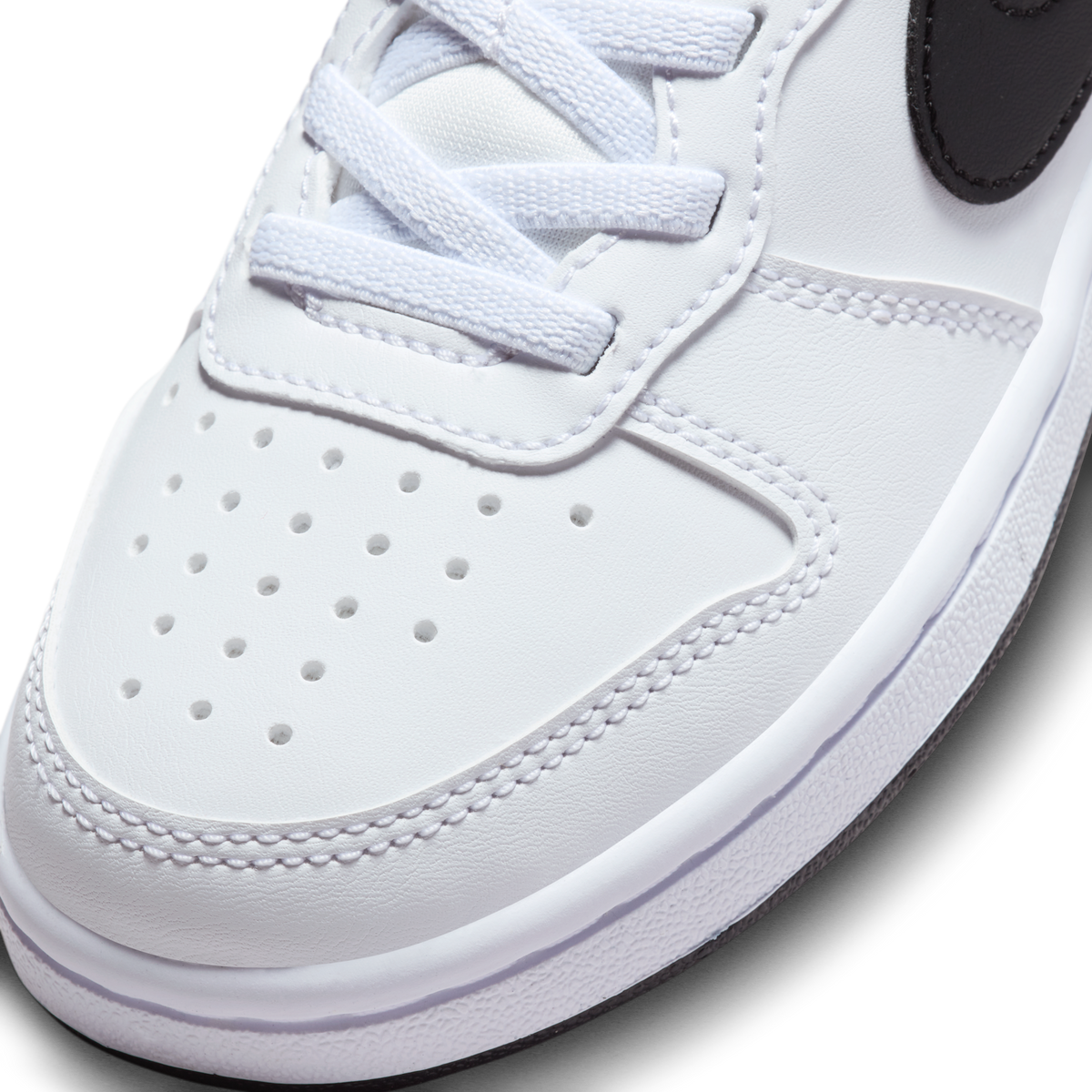 Nike Court Borough Low Recraft White Black (PS)