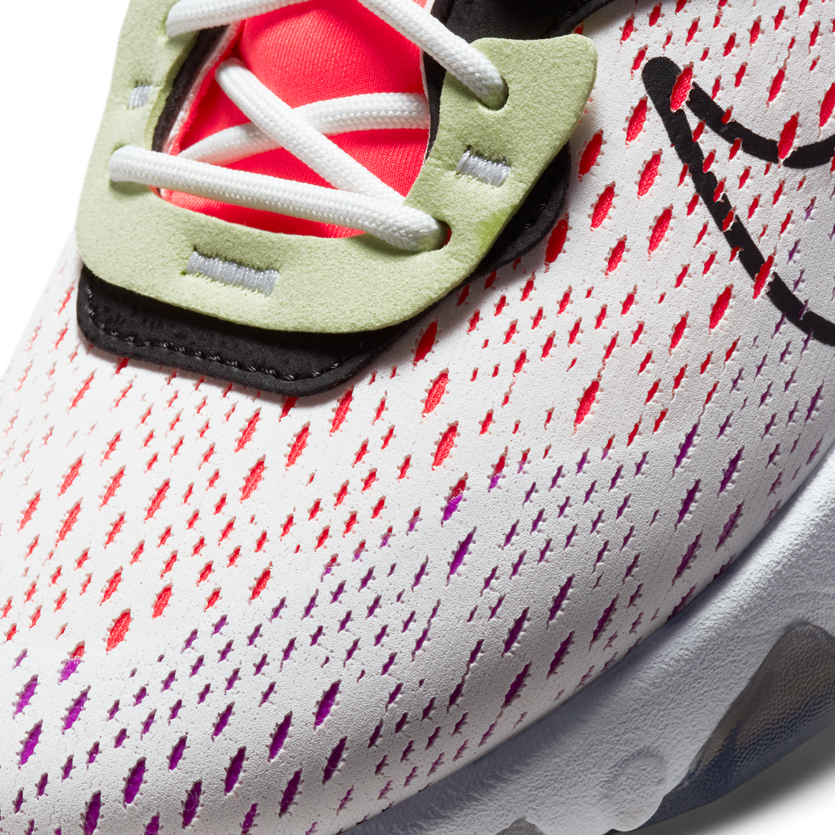 Nike React Vision Barely Volt Laser Crimson