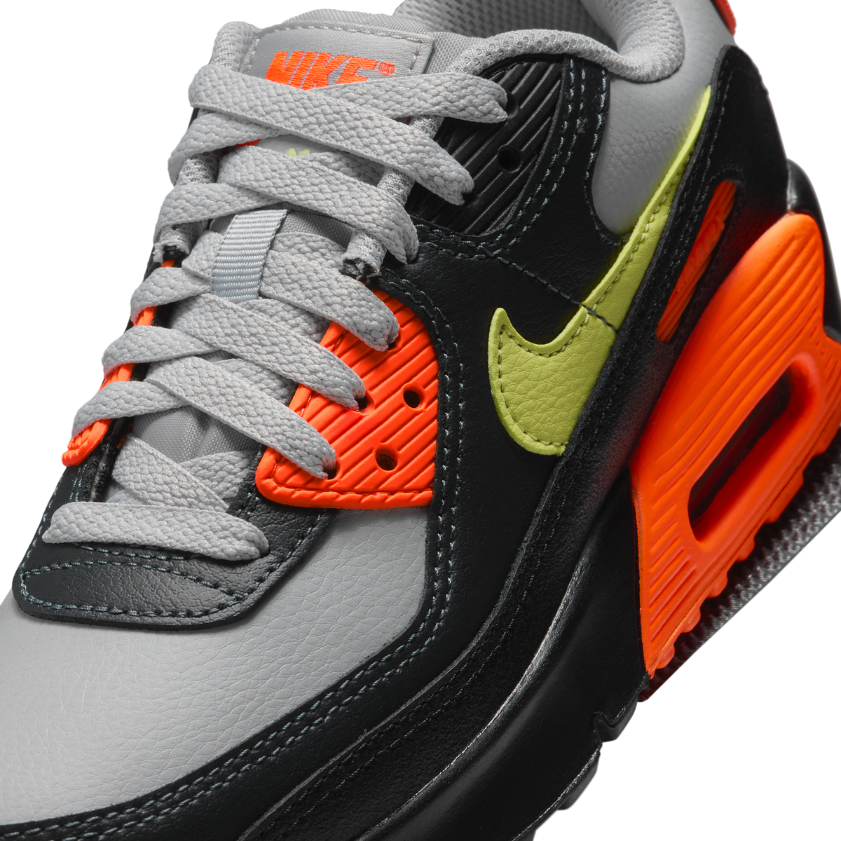 Nike Air Max 90 LTR Light Smoke Grey Hyper Crimson (GS)