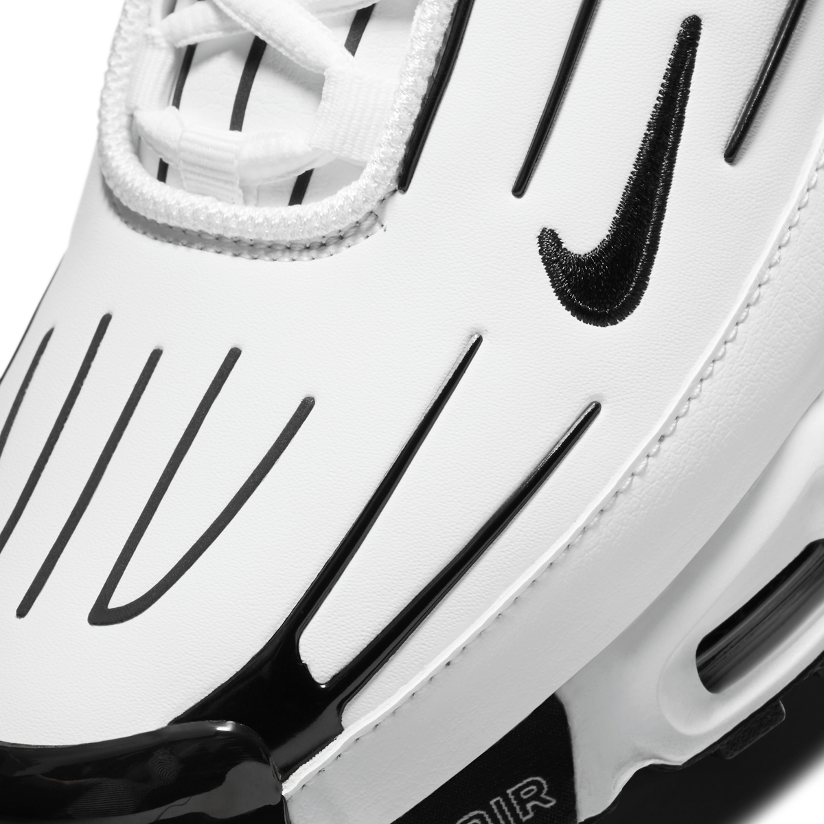 Nike Air Max Plus 3 Leather White Black | CK6716-100