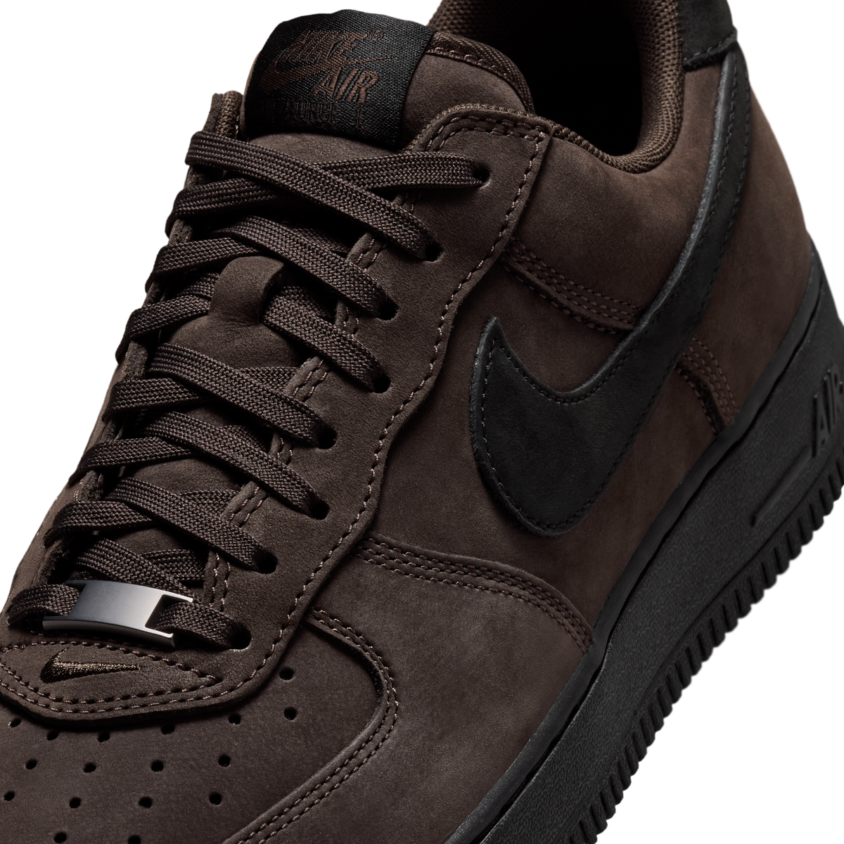 Nike Air Force 1 Low Retro Premium QS Black Tea Black Badgeless
