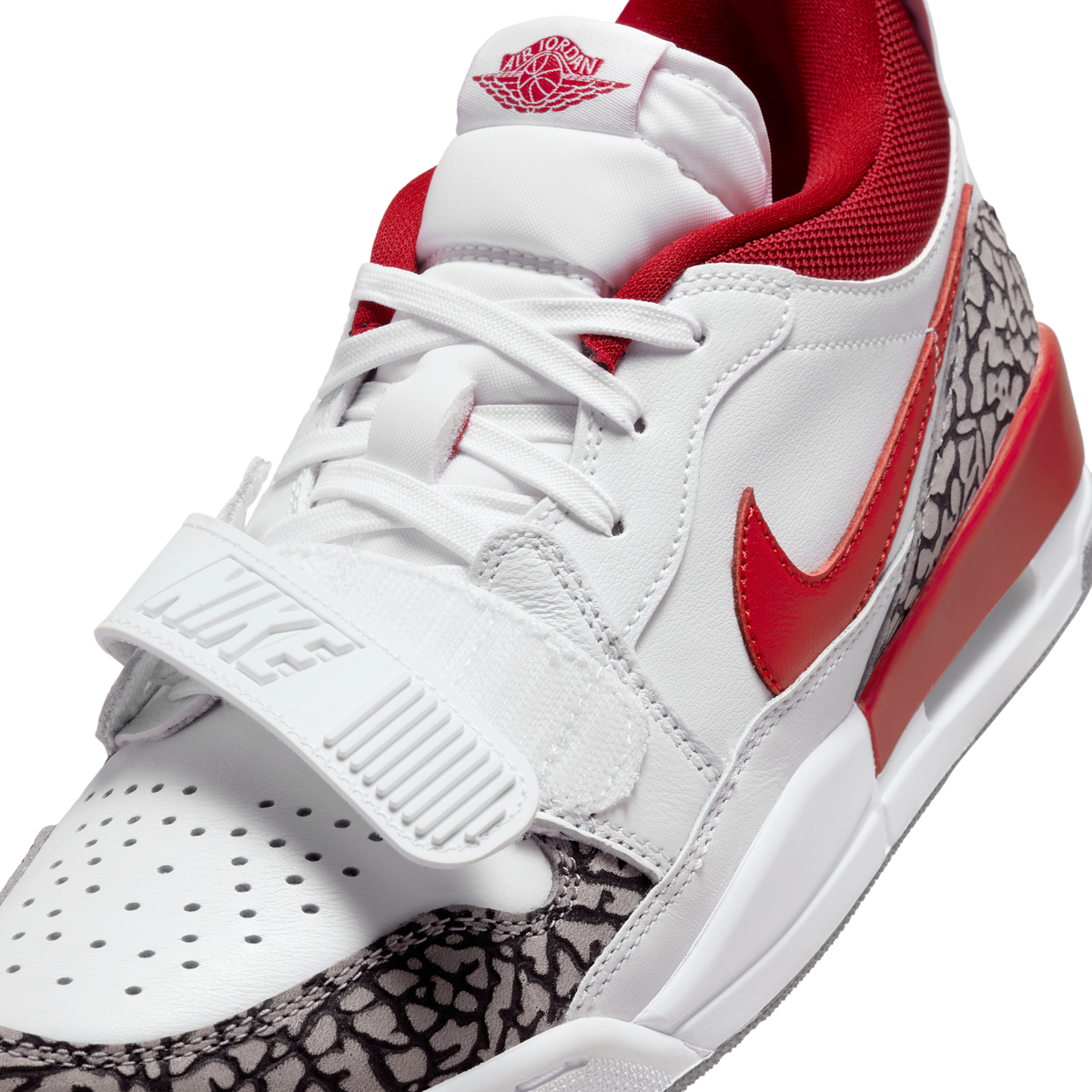 Jordan Legacy 312 Low White Cement Gym Red (Women's)