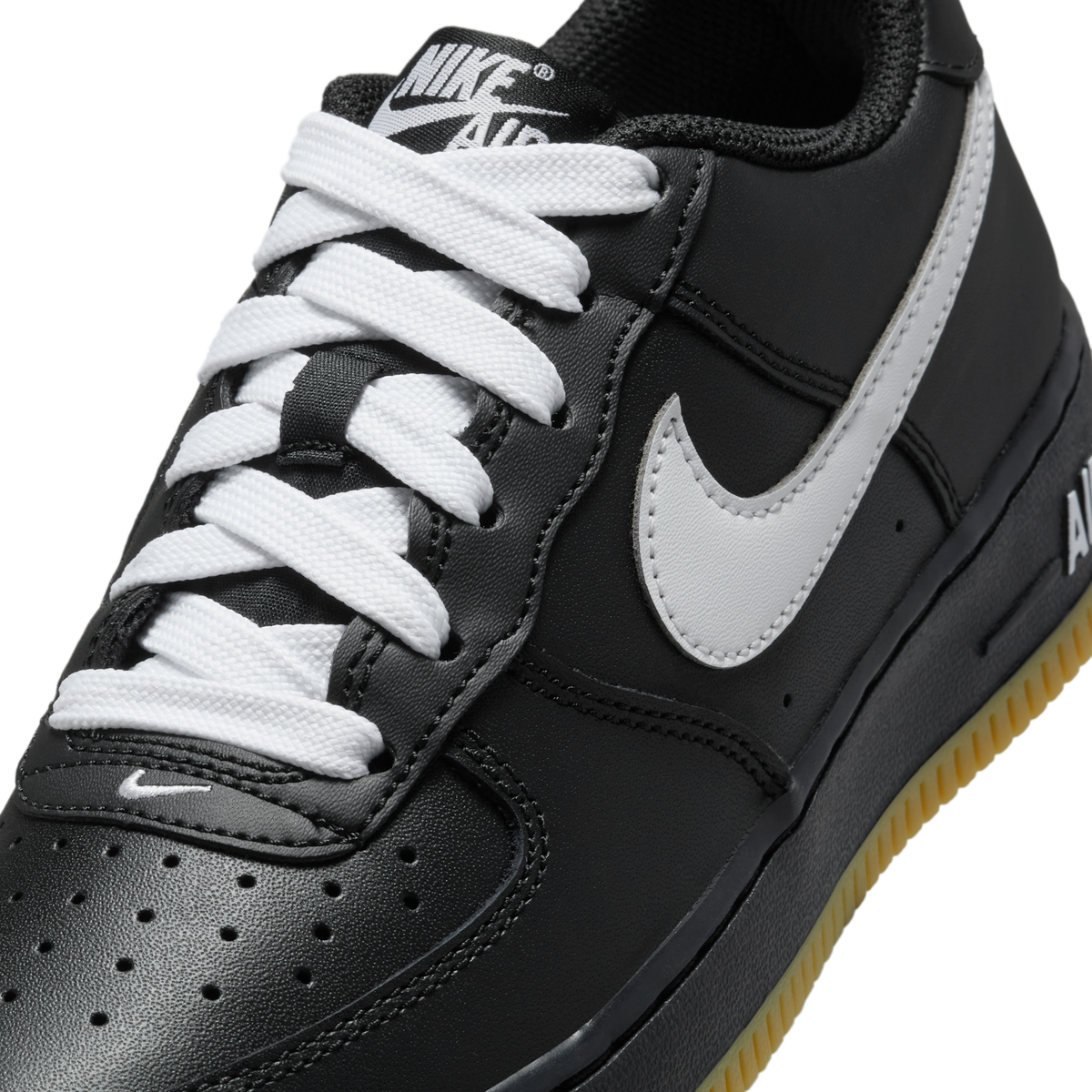 Nike Air Force 1 Low LV8 Black Gum Light Brown White (GS)