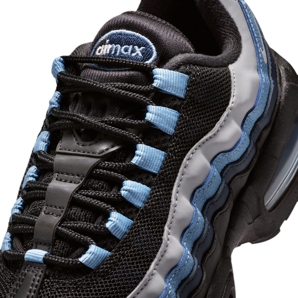 Nike Air Max 95 Black Smoke Grey Work Blue (GS)
