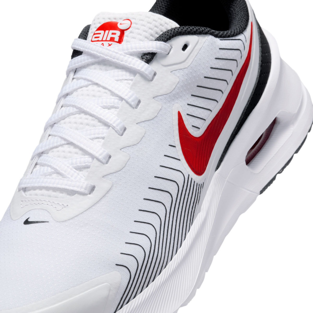 Nike Air Max Nuaxis White Black University Red | FD4329-104