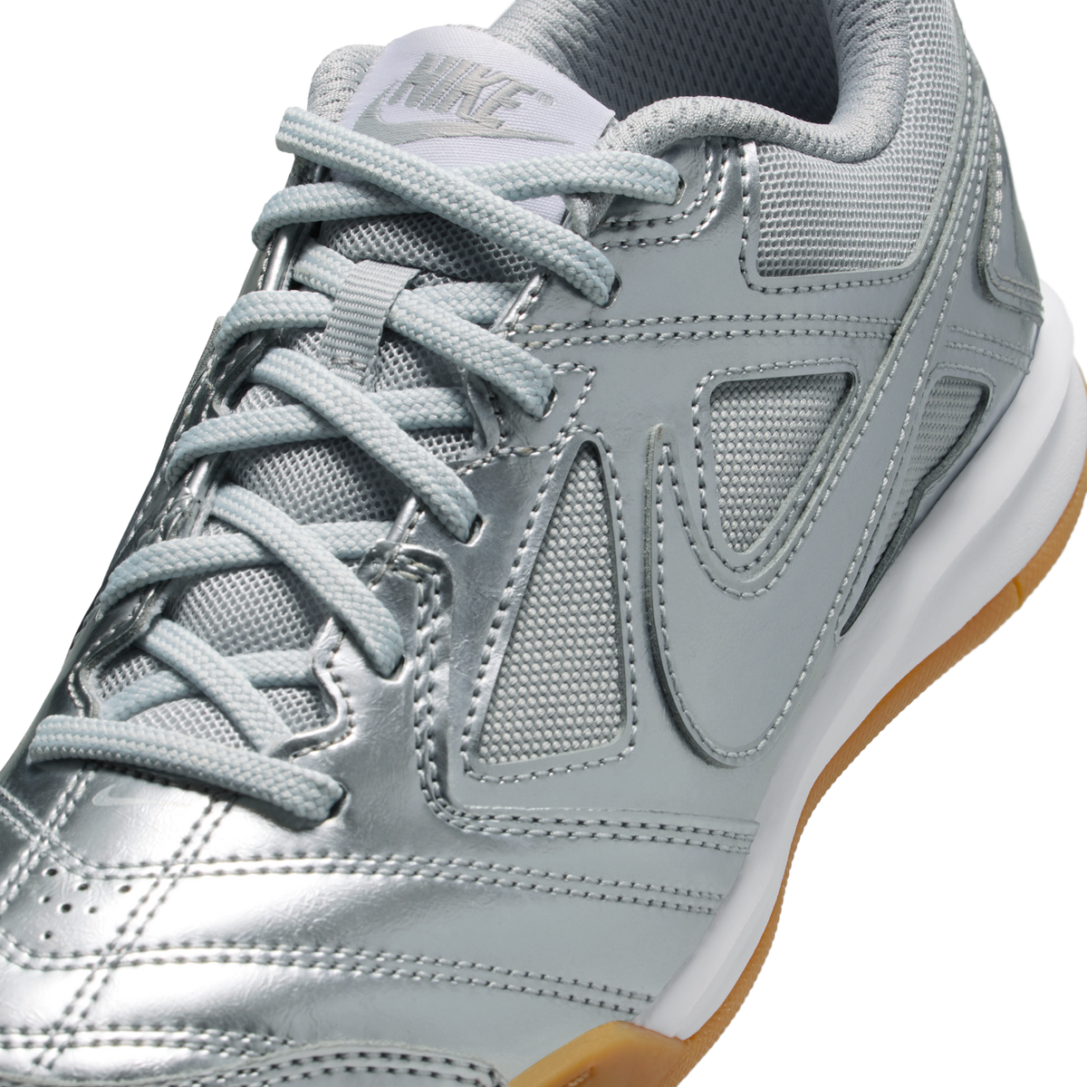 Nike Gato LV8 Metallic Silver White Gum Light Brown (GS)