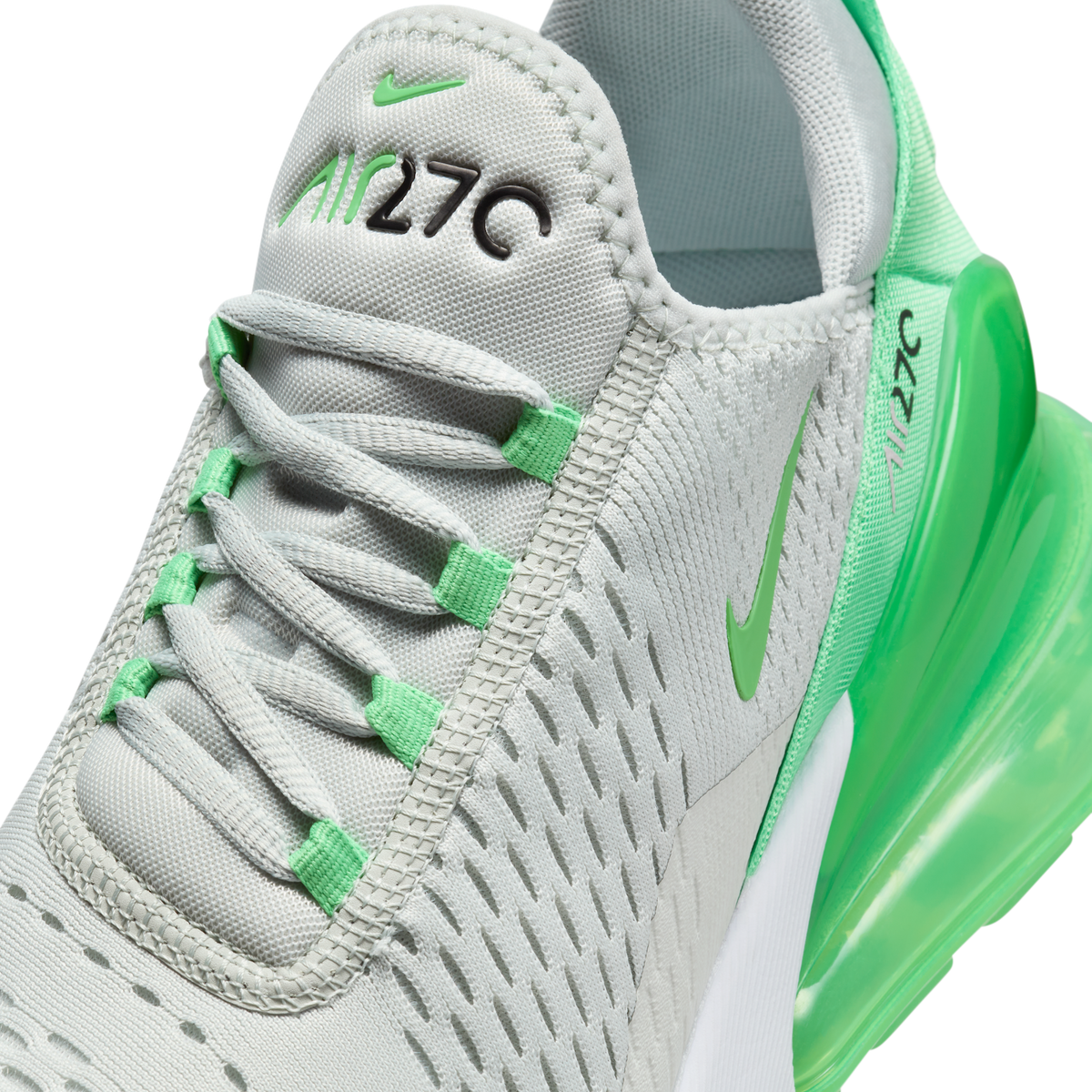 Nike Air Max 270 Light Silver Green Shock