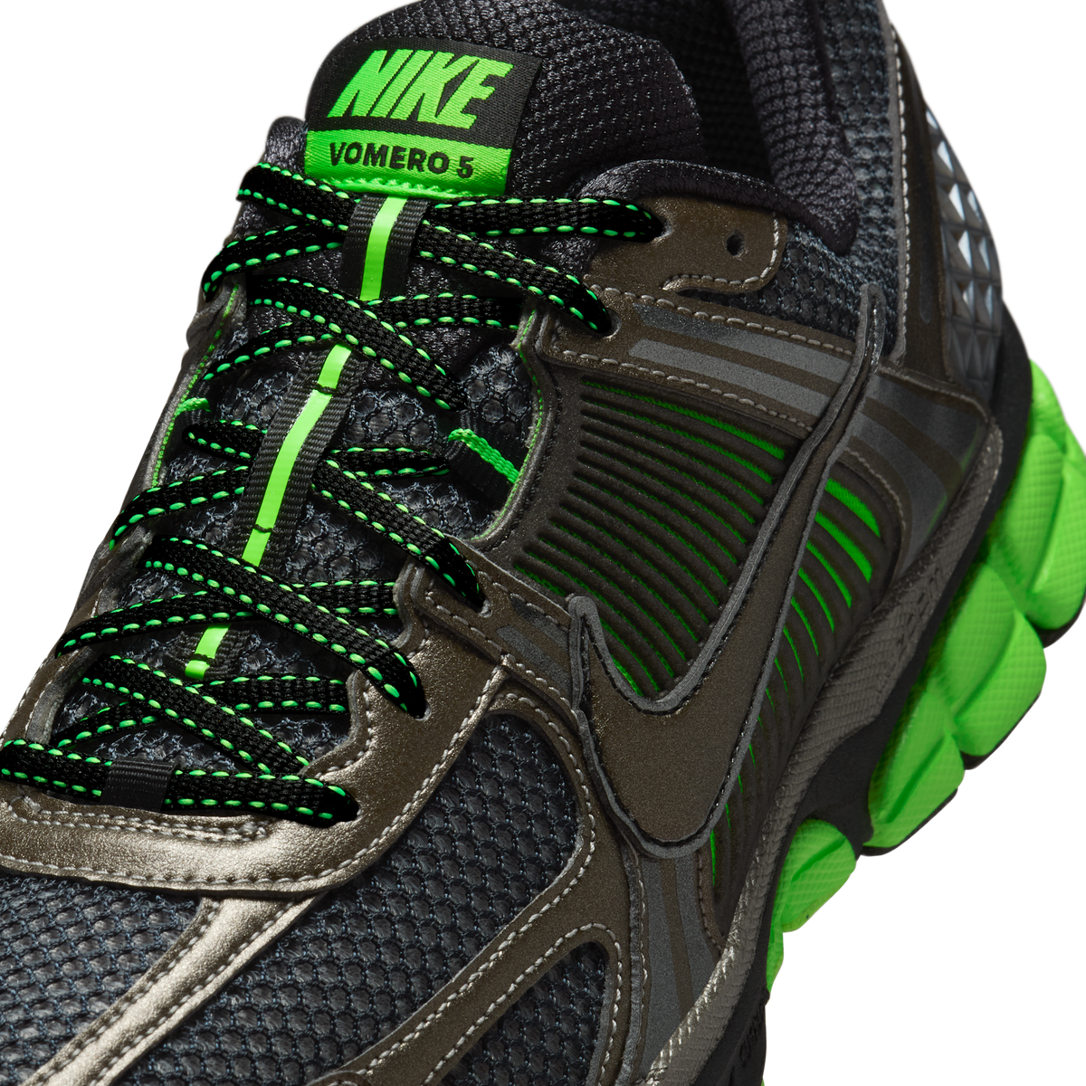 Nike Zoom Vomero 5 Metallic Pewter Green Strike