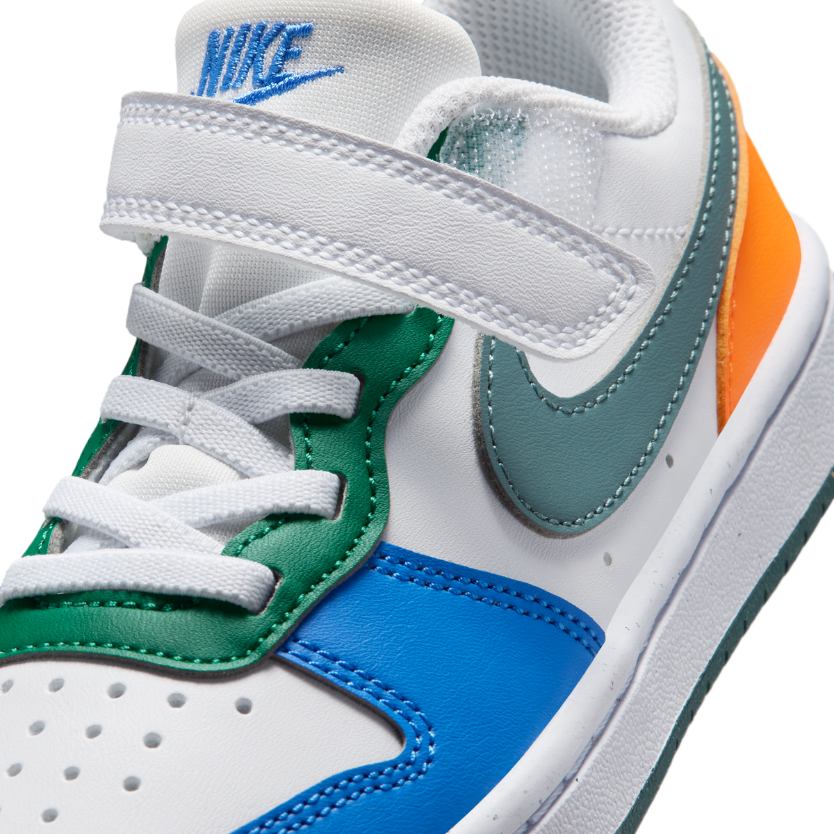 Nike Court Borough Low Recraft White Malachite Blue Crystal Mineral Slate (PS)