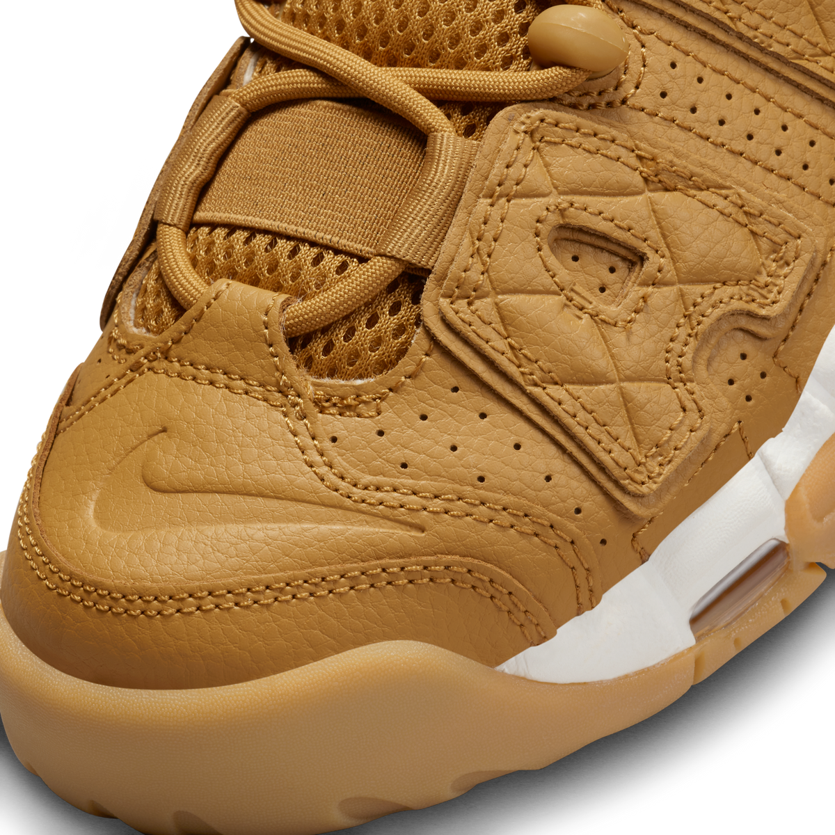 Nike Air More Uptempo Quilted Wheat Gum Light Brown (Women's)
