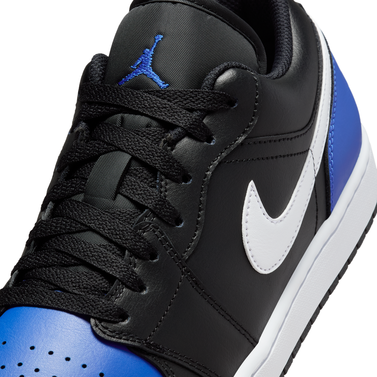 Jordan 1 Low Black Royal Toe