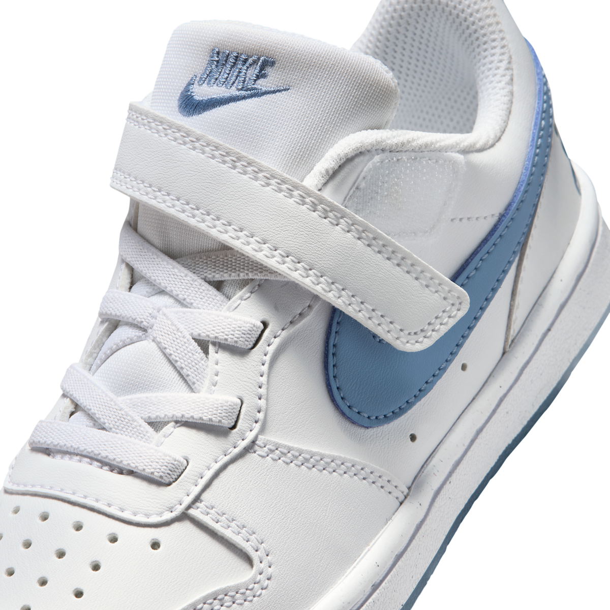 Nike Court Borough Low White Work Blue (PS)