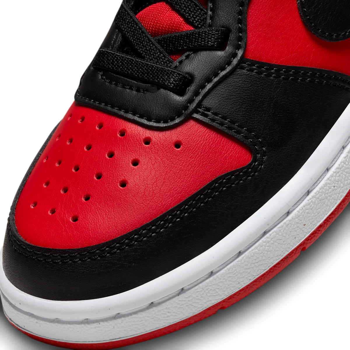 Nike Court Borough Low Recraft University Red Black (PS)