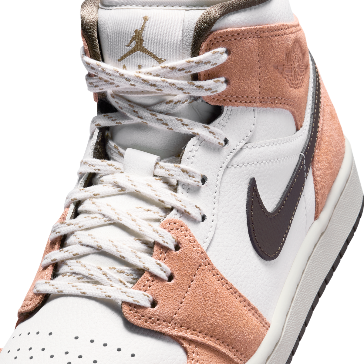 Jordan 1 Mid Light Cognac (Women's)