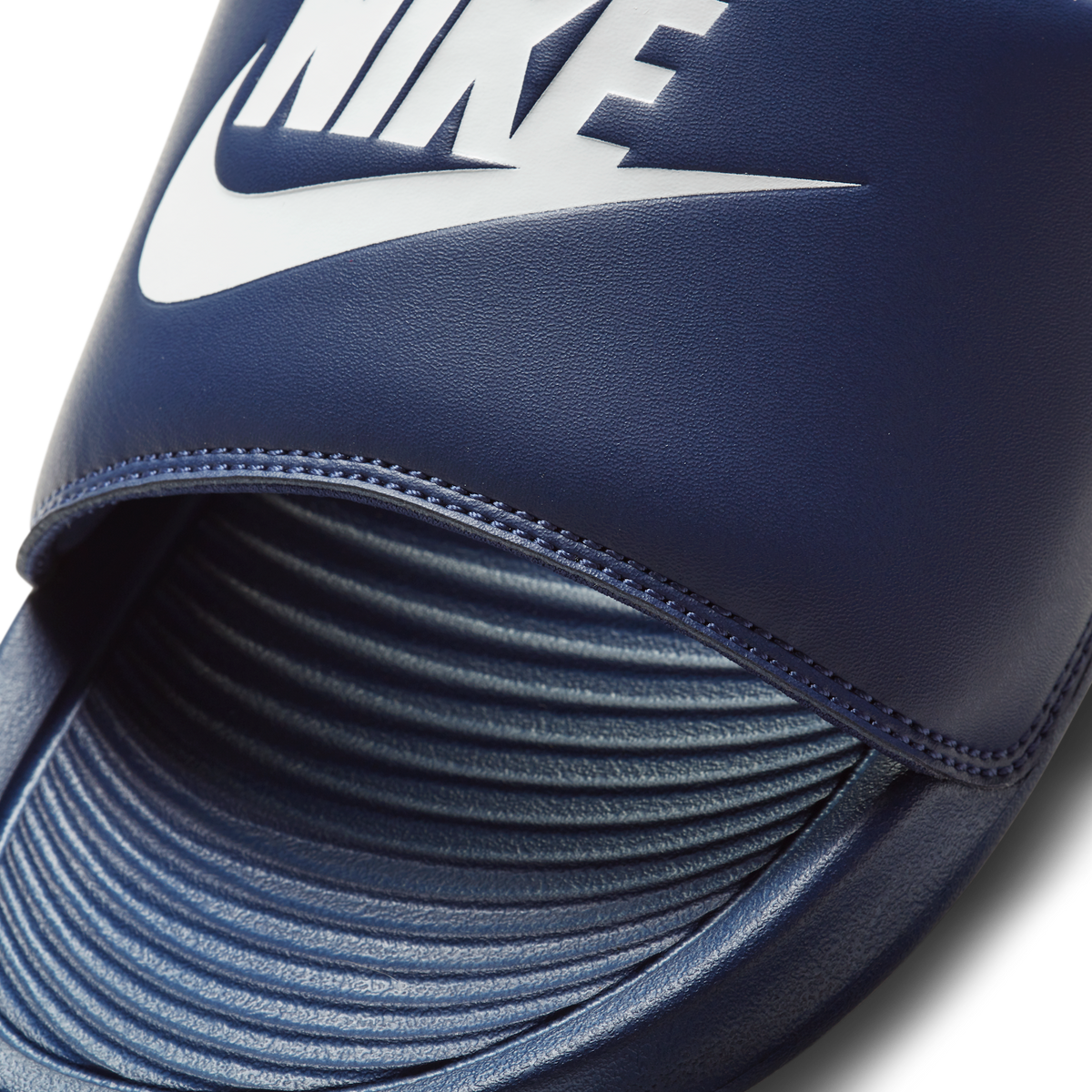 Nike Victori One Slide Midnight Navy White | CN9675-401