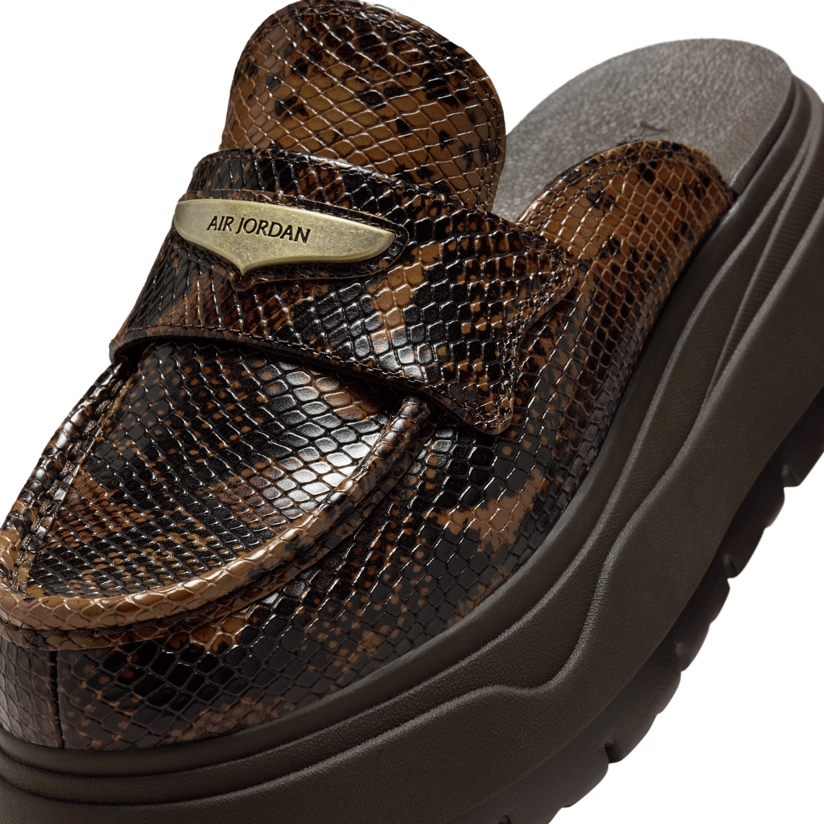 Jordan Mule Croc Velvet Brown (Women's)