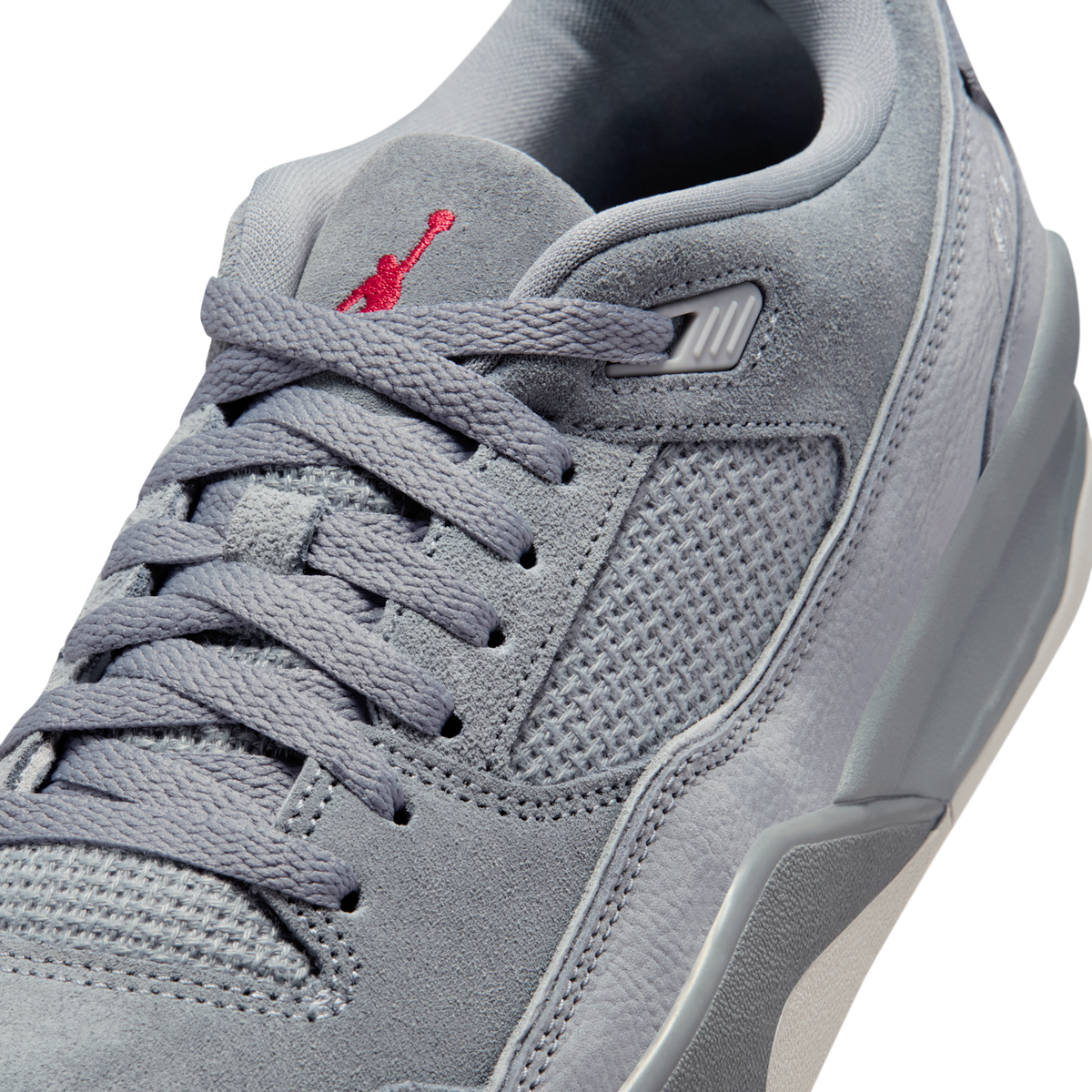 Jordan Flight Court Cool Grey Varsity Red