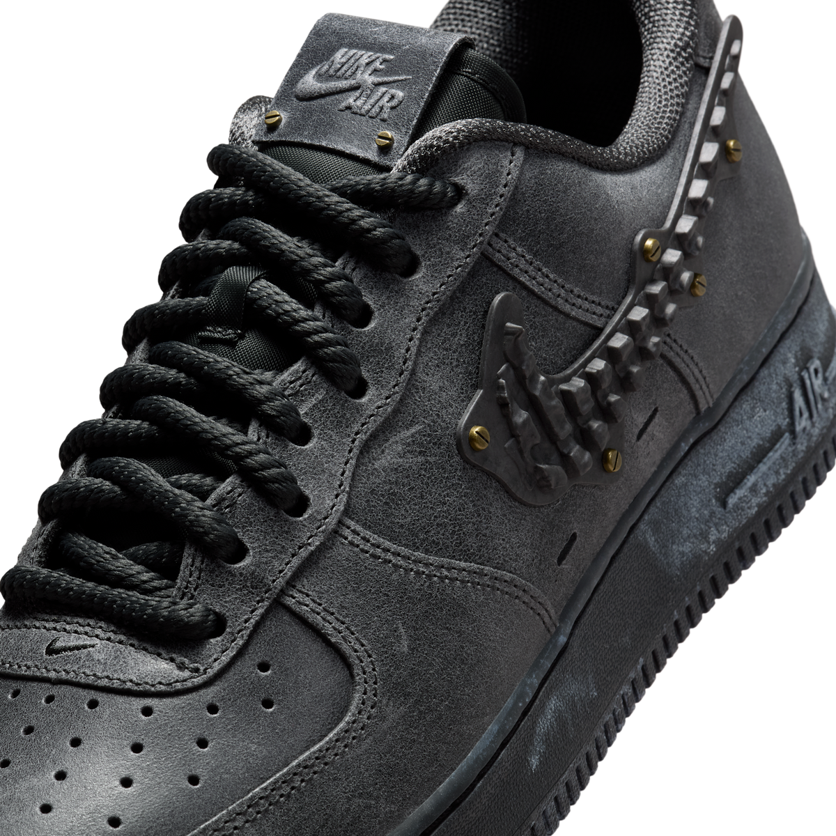 Nike Air Force 1 Low Metalwork Medium Ash Anthracite