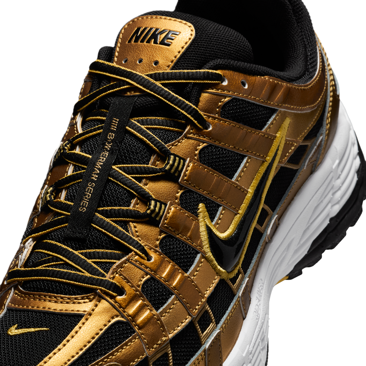 Nike P-6000 Metallic Gold Infinite Gold White Black