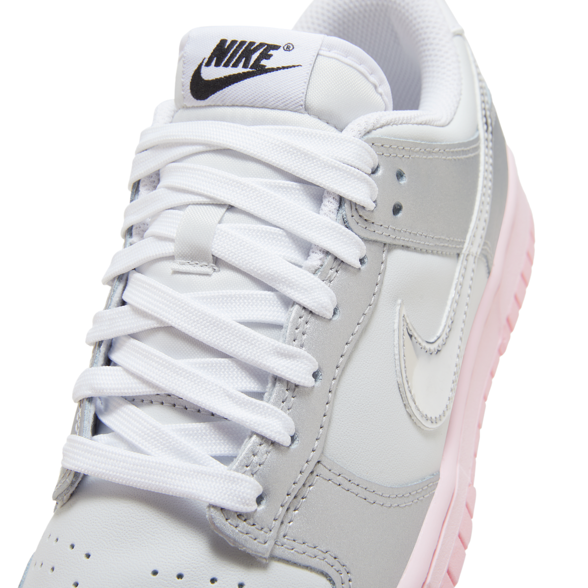 Nike Dunk Low LX Metallic Silver Pink Foam (Women's) | HM3698-006