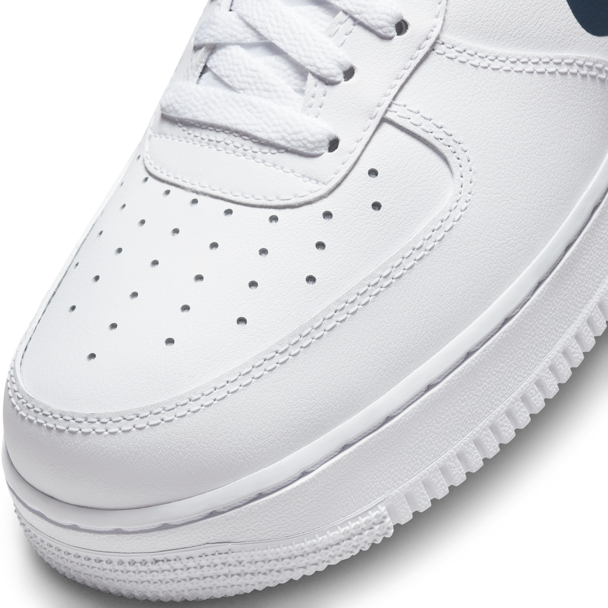 Nike Air Force 1 Low '07 Quadruple Swoosh White Navy Crimson