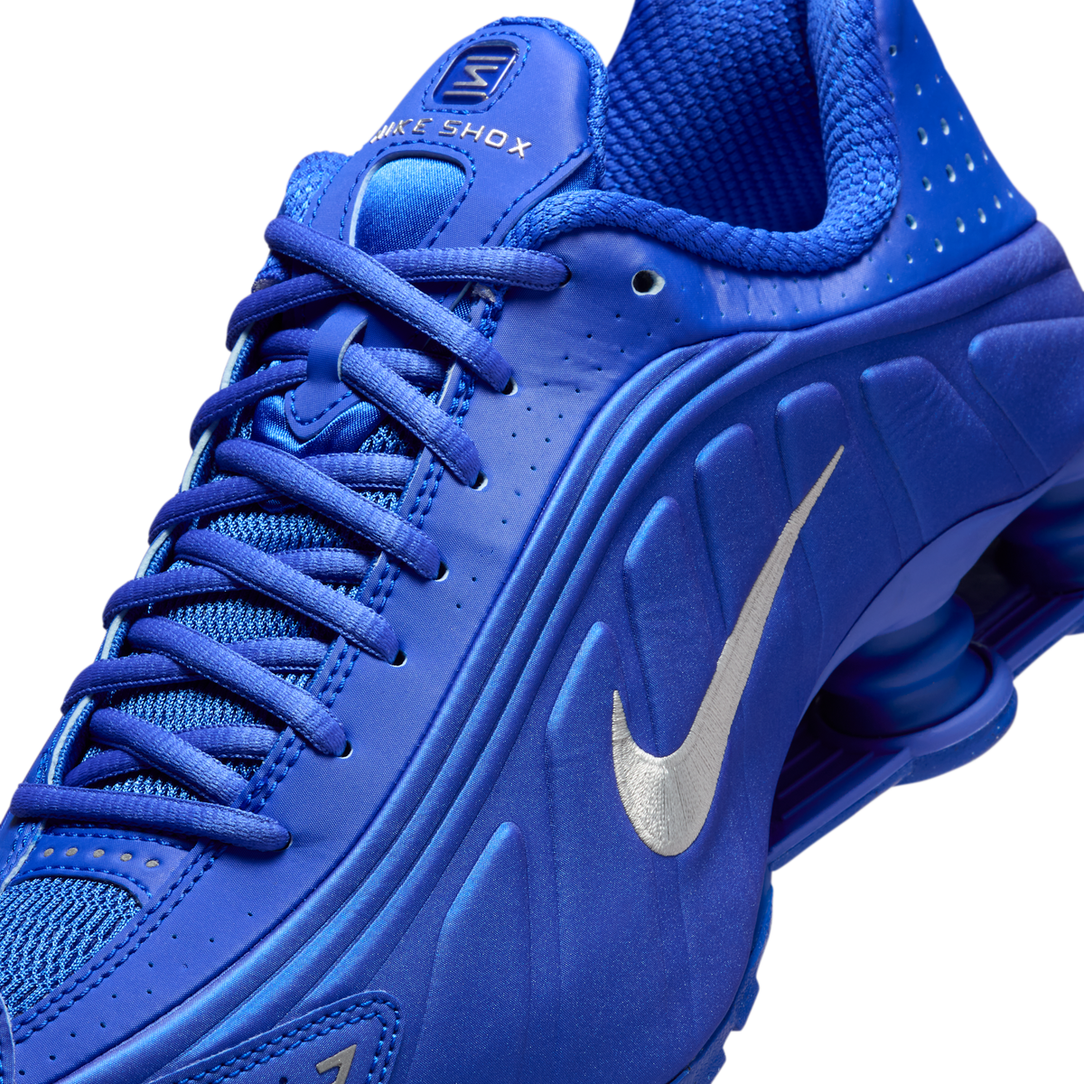 Nike Shox R4 Racer Blue Metallic Silver (Women's) | HJ7303-445