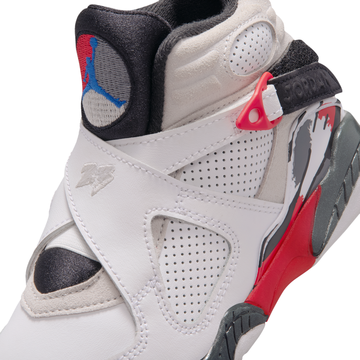 Jordan 8 Retro White True Red (2025) (PS)