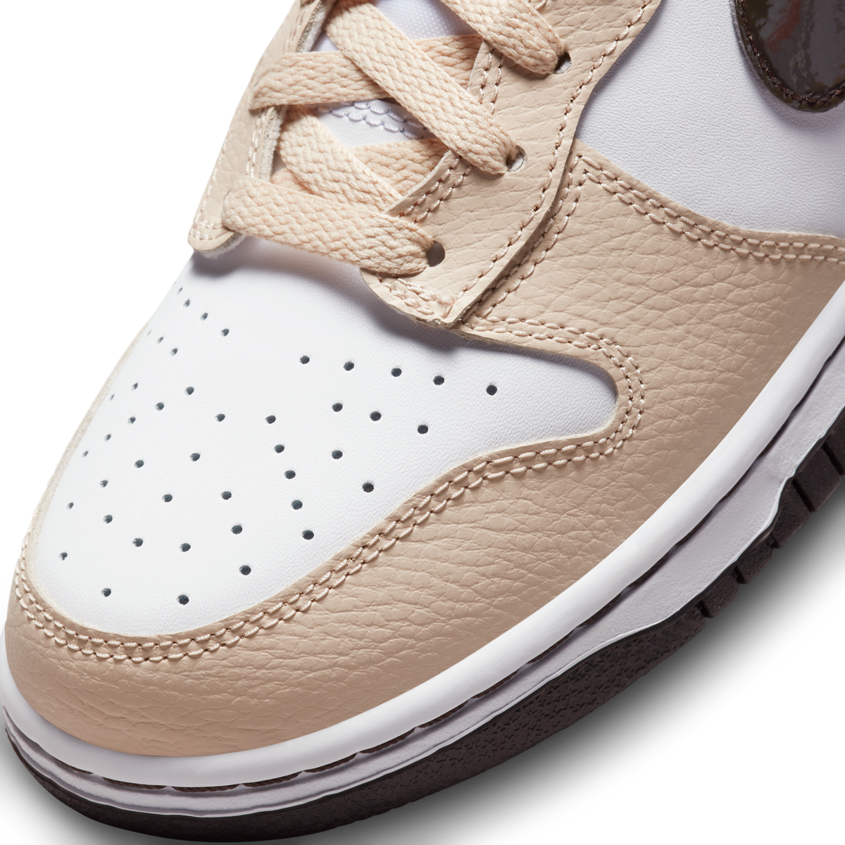 Nike Dunk High White Sanddrift Brown (Women's) | FD9874-100
