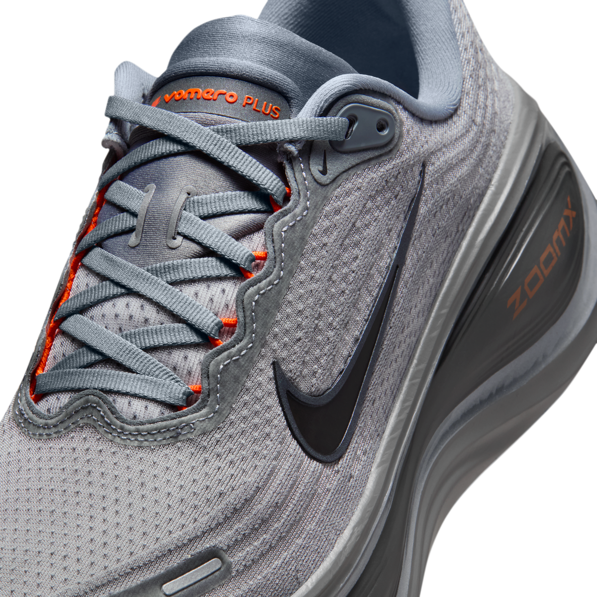 Nike Vomero Plus Cool Grey Safety Orange Black