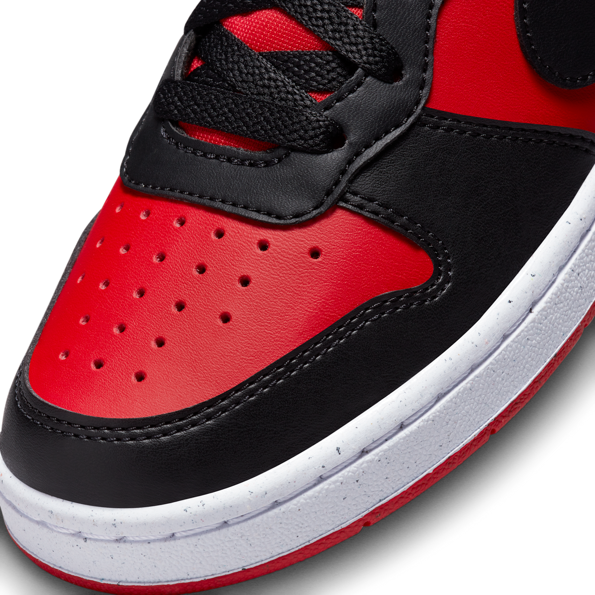 Nike Court Borough Low Recraft University Red Black (GS)