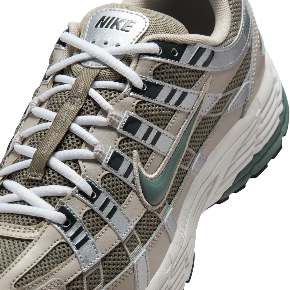 Nike P-6000 Cream Silver Clay Green