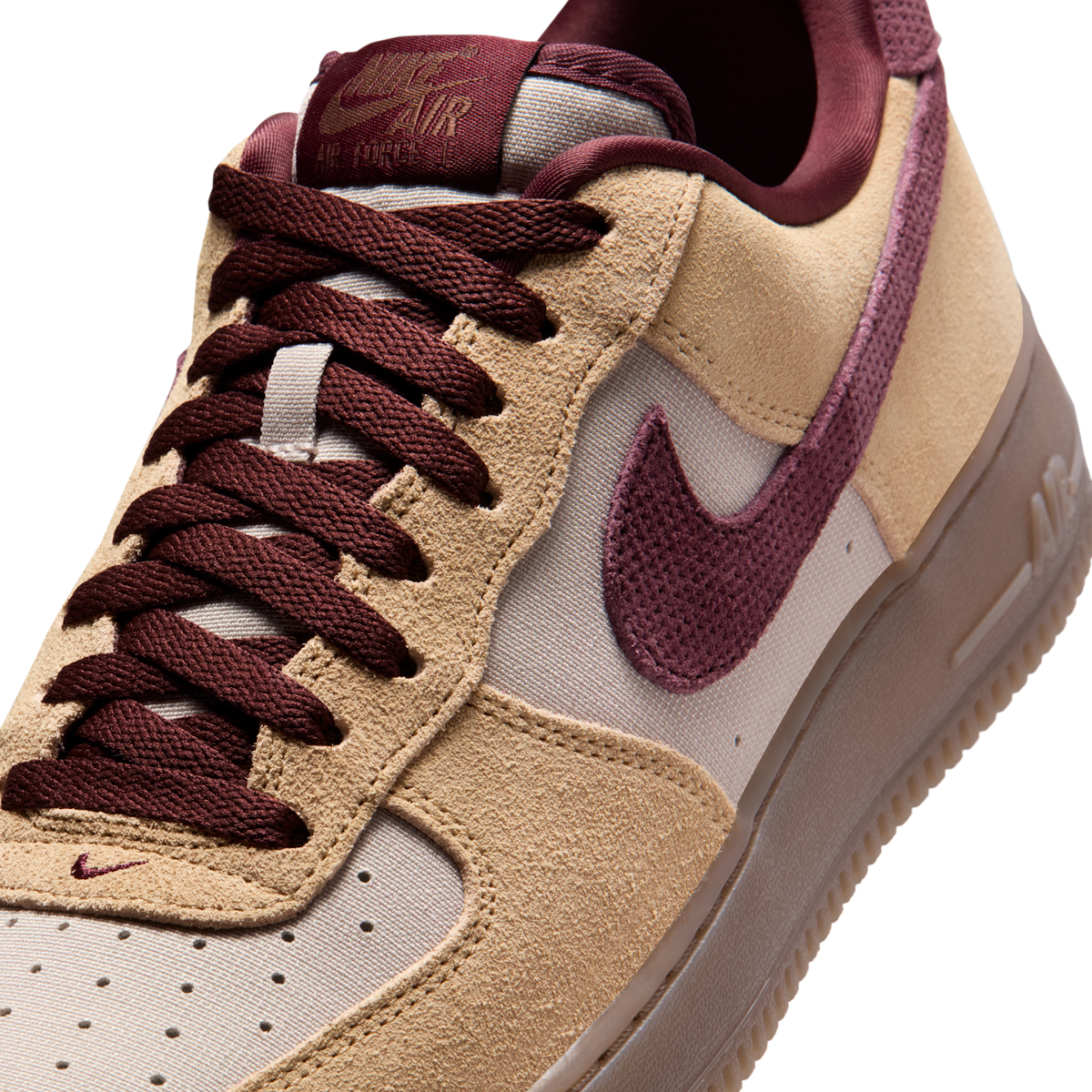 Nike Air Force 1 Low '07 Premium Linen Moon Particle Burgundy