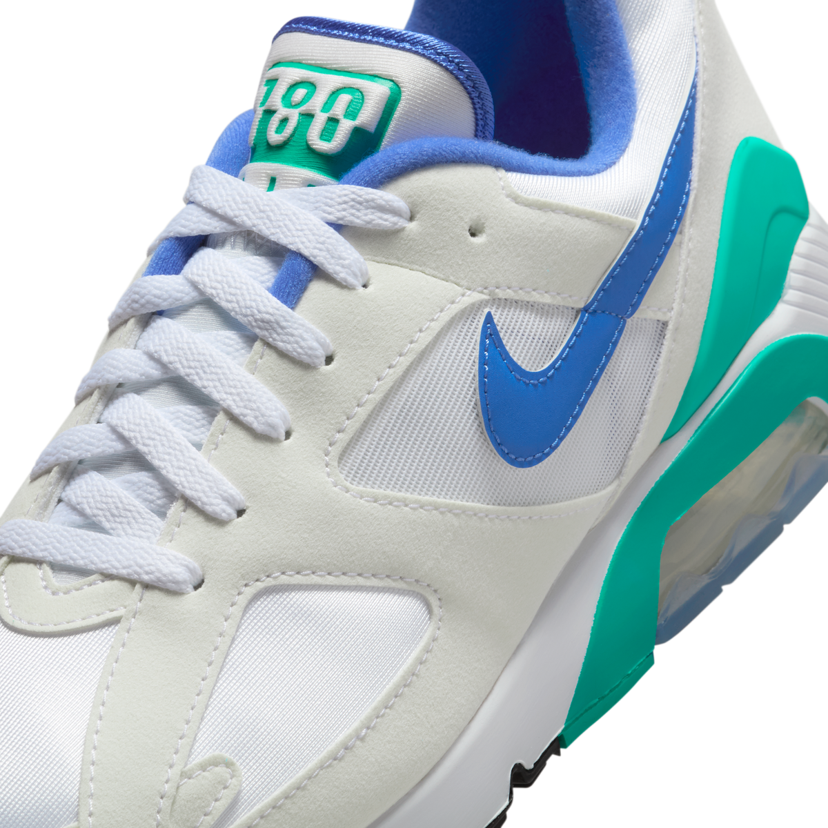 Nike Air 180 White Medium Blue Clear Jade