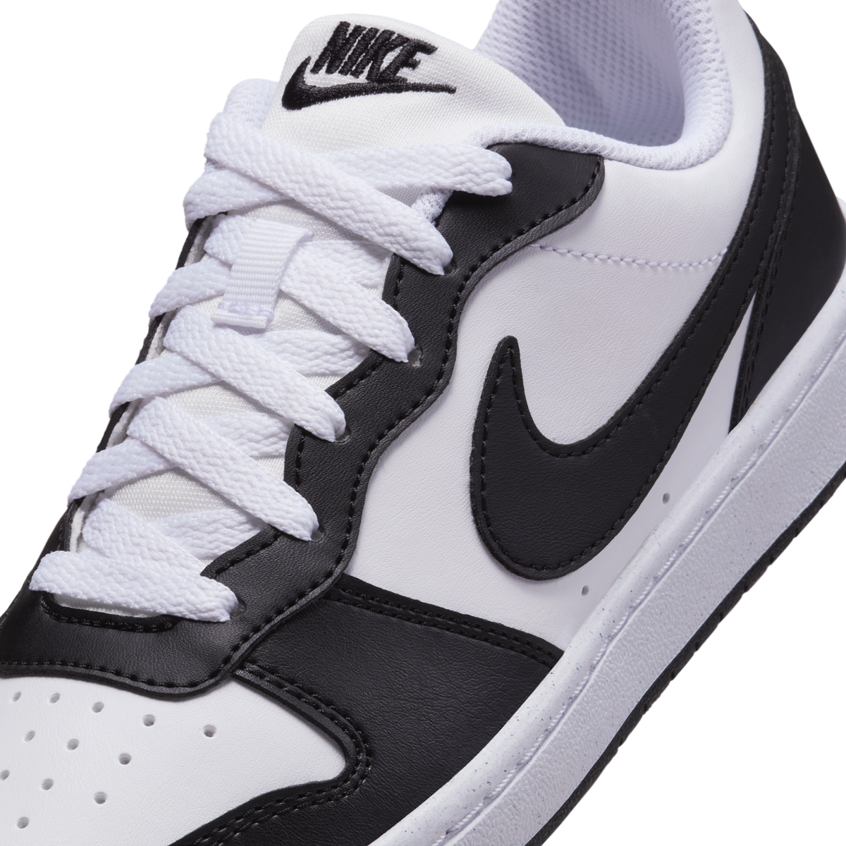 Nike Court Borough Low Recraft Black White (GS) | DV5456-131